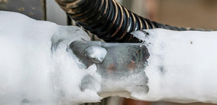 what do you do when your ac line is frozen