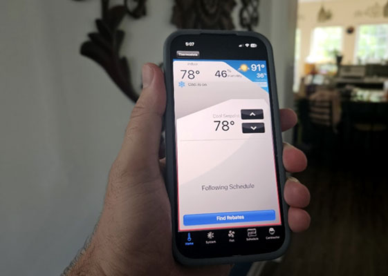 sanks-upgraded-thermostat-installation-iaq Better Air Quality Thermostat