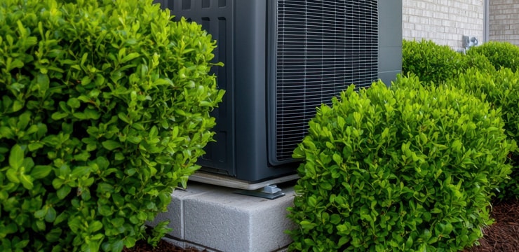 What Happens If Shrubs Grow Too Close To An Air Conditioner Condenser